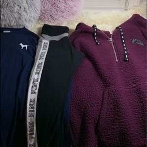 PINK BUNDLE Of one hoodie and a pair of pink pants